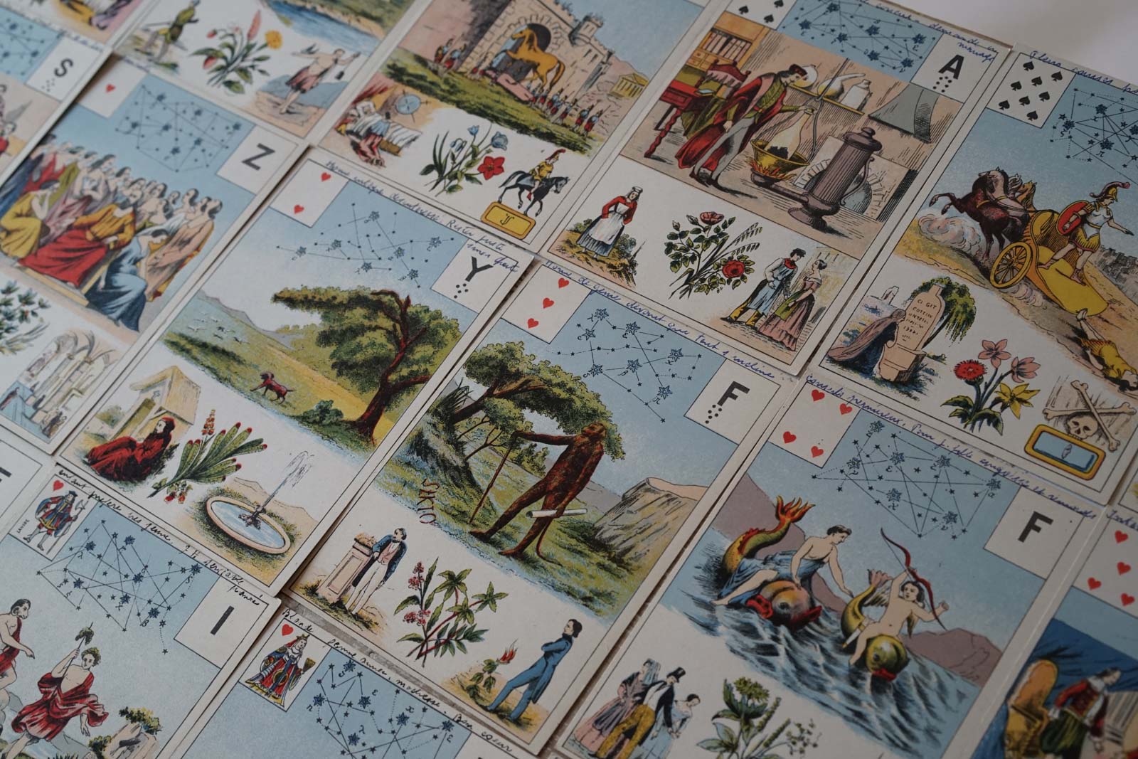 画像1: タロットカード カルト・ルノルマン 54/54