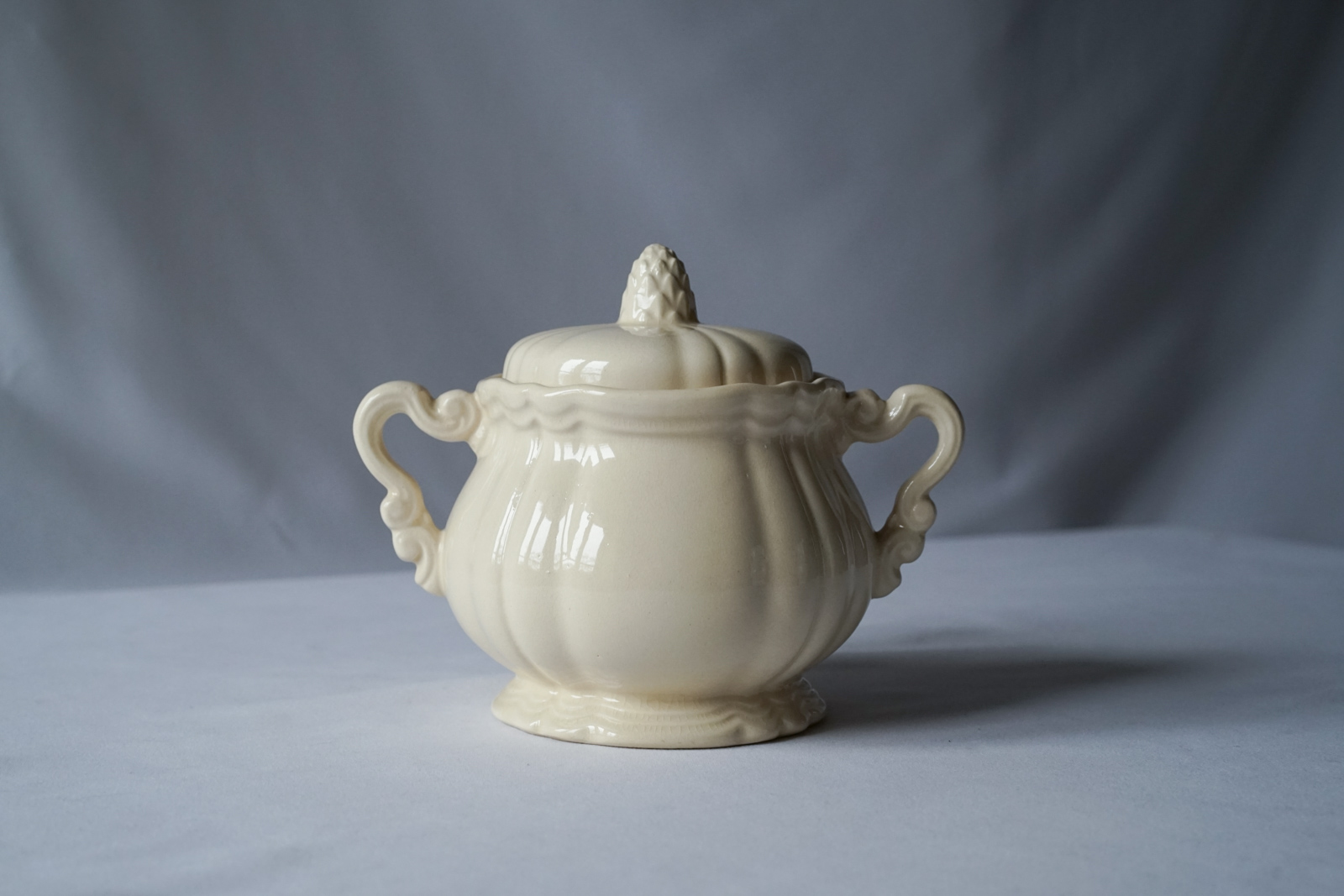 画像1: Sarreguemines 花リム シュクリエ